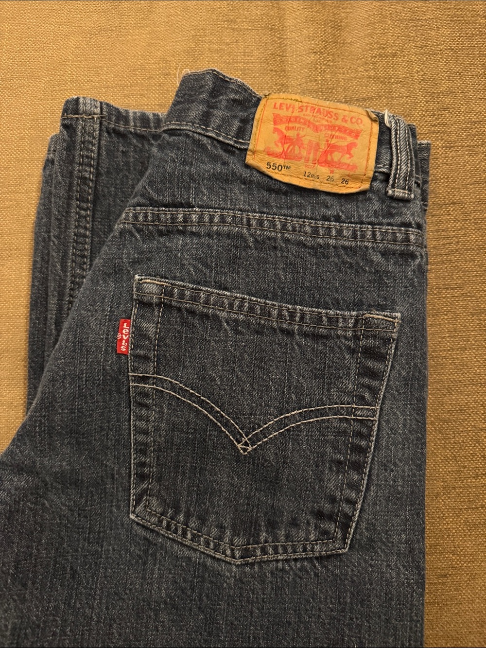 Levi's Kids Dark Blue Denim Jeans with Red Tab